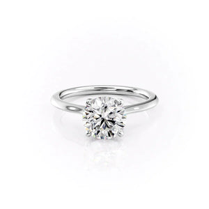 The Madison Set With A 1 Carat Round Lab Diamond