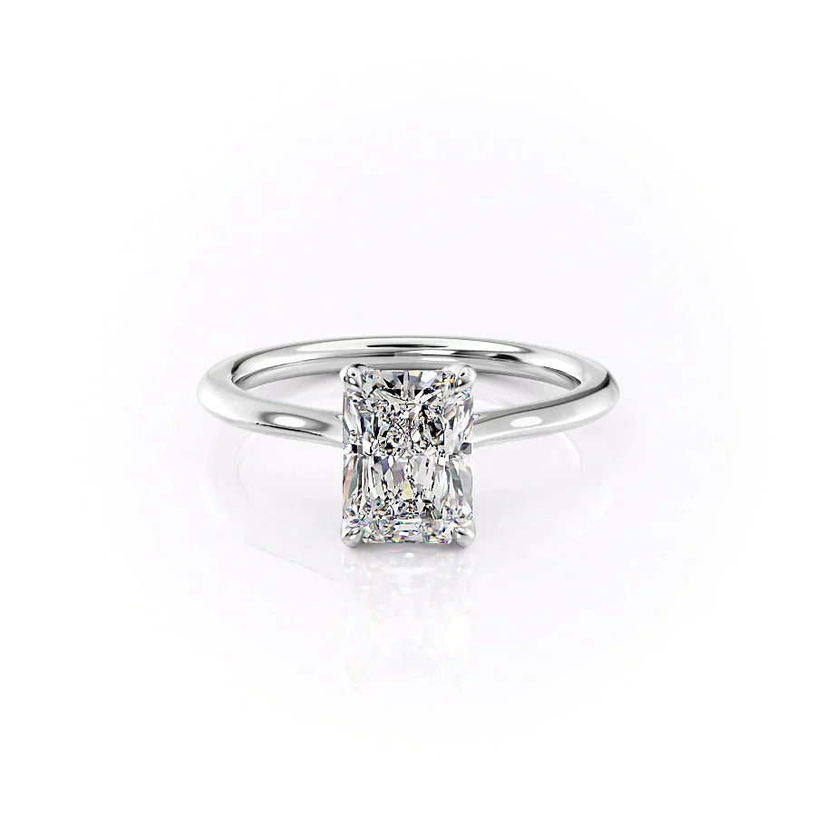 The Madison Set With A 3 Carat Radiant Lab Diamond