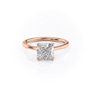 The Lexie Set With A Cushion Moissanite