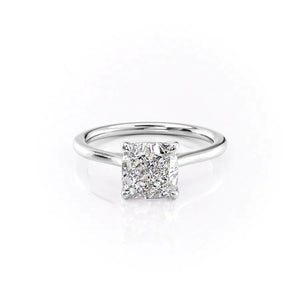 The Lexie Set With A Cushion Moissanite