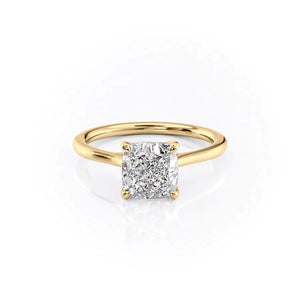 The Lexie Set With A Cushion Moissanite