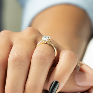 The Lexie Set With A 2 Carat Cushion Lab Diamond