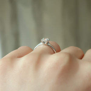 The Lexie Set With A 2 Carat Elongated Cushion Lab Diamond