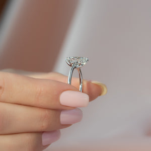The Lexie Set With A 2 Carat Marquise Lab Diamond