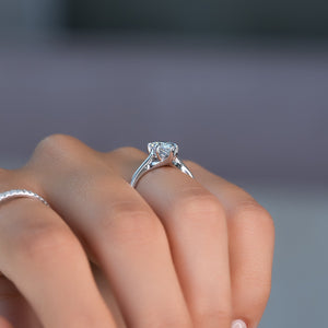 The Lexie Set With A 2 Carat Pear Lab Diamond