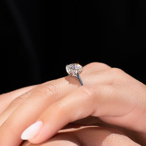 The Lexie Set With A 2 Carat Round Lab Diamond