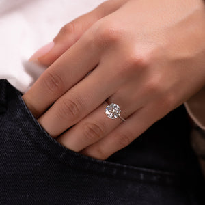 The Lexie Set With A 2 Carat Round Lab Diamond