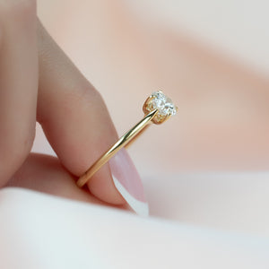 The Lexie Set With A 2 Carat Round Lab Diamond