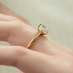 The Lexie Set With A 2 Carat Round Lab Diamond