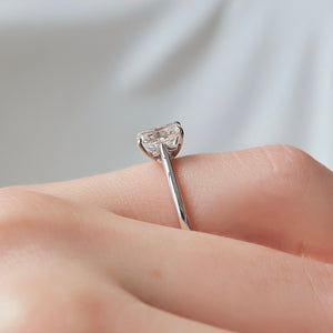 The Lexie Set With A 2 Carat Radiant Lab Diamond
