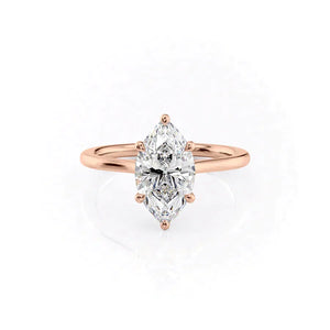 The Lexie Set With A Marquise Moissanite