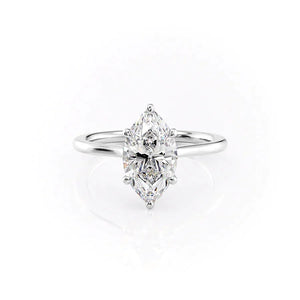 The Lexie Set With A Marquise Moissanite