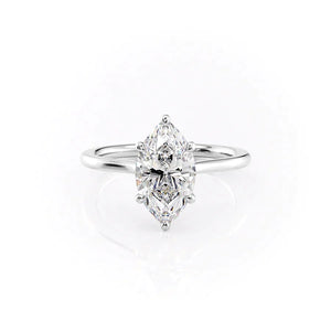 The Lexie Set With A 1 Carat Marquise Lab Diamond