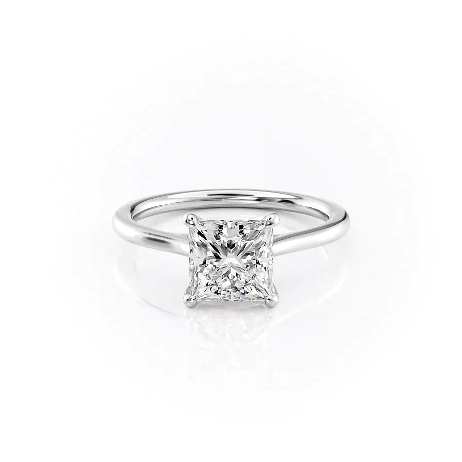 The Lexie Set With A Princess Moissanite