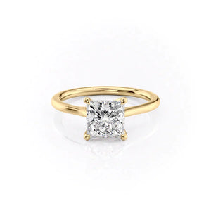 The Lexie Set With A Princess Moissanite