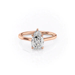The Lexie Set With A Pear Moissanite