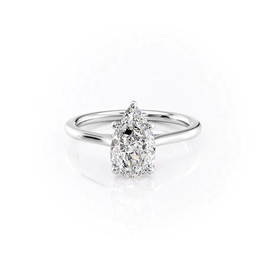 The Lexie Set With A Pear Moissanite