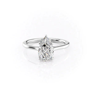 The Lexie Set With A Pear Moissanite