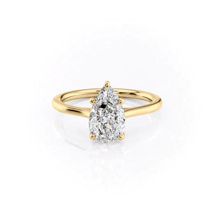 The Lexie Set With A Pear Moissanite
