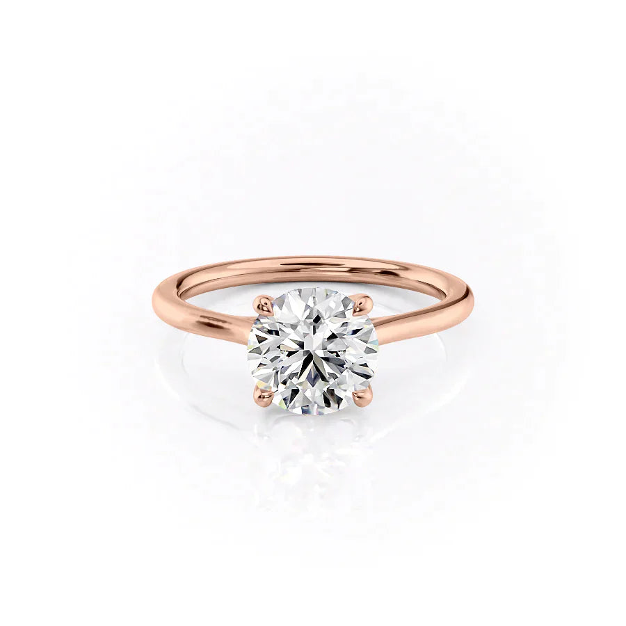 The Lexie Set With A 1.5 Carat Round Moissanite