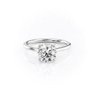 The Lexie Set With A Round Moissanite