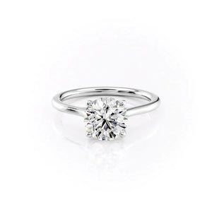 The Lexie Set With A 1 Carat Round Lab Diamond