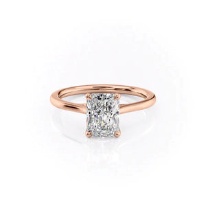 The Lexie Set With A Radiant Moissanite
