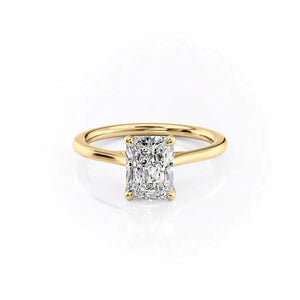 The Lexie Set With A Radiant Moissanite