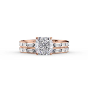 The Jennifer Set With A 2 Carat Cushion Lab Diamond
