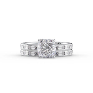 The Jennifer Set With A 2 Carat Cushion Lab Diamond