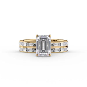 The Jennifer Set With A 2 Carat Emerald Lab Diamond
