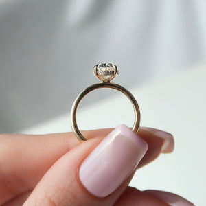 The Jennifer Set With A 2 Carat Oval Lab Diamond