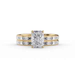 The Jennifer Set With A 2 Carat Radiant Moissanite
