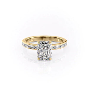 The Jennifer Set With A 5 Carat Radiant Moissanite