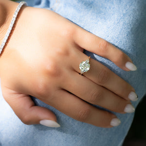 The Megan Set With A 2 Carat Round Lab Diamond
