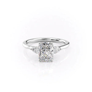 The Megan Set With A 1.5 Carat Radiant Moissanite