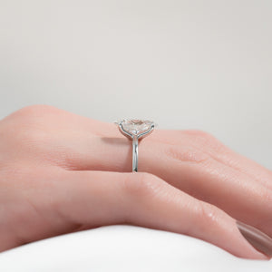 The Ashley Set With A 2 Carat Oval Lab Diamond