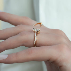 The Pave Ashley Set With A 2 Carat Radiant Lab Diamond