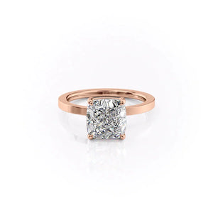 The Eleanor Set With A Cushion Moissanite