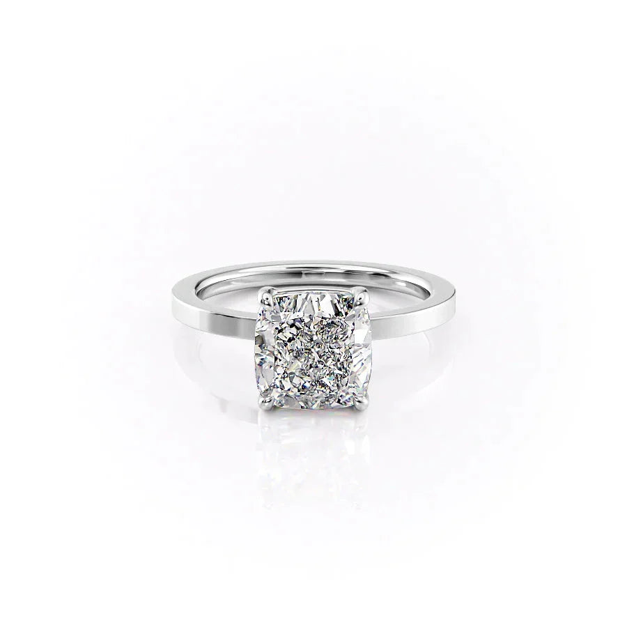 The Eleanor Set With A Cushion Moissanite
