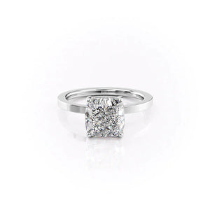 The Eleanor Set With A Cushion Moissanite