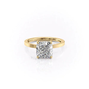 The Eleanor Set With A Cushion Moissanite