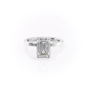 The Eleanor Set With A Emerald Moissanite