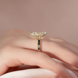 The Eleanor Set With A 2 Carat Marquise Lab Diamond