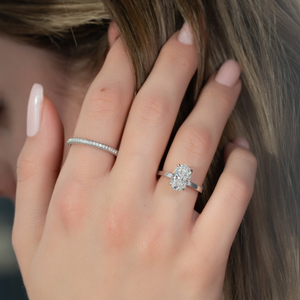 The Eleanor Set With A 2 Carat Oval Lab Diamond