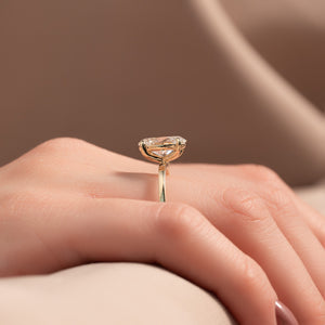 The Eleanor Set With A 3 Carat Oval Lab Diamond