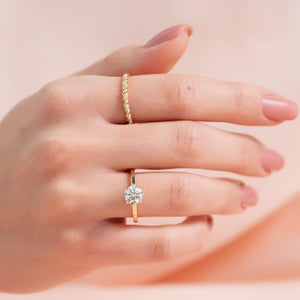 The Eleanor Set With A 2 Carat Round Lab Diamond