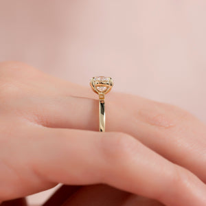 The Eleanor Set With A 2 Carat Round Lab Diamond