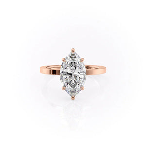 The Eleanor Set With A 1.5 Carat Marquise Moissanite