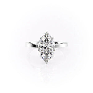 The Eleanor Set With A Marquise Moissanite